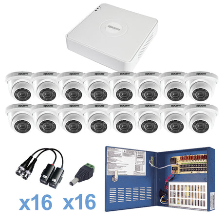 Epcom KESTXLT16EW kit de videovigilancia Alámbrico 16 canales