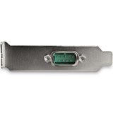 StarTech.com Tarjeta PCI Express Adaptadora de 1 Puerto Serie RS232 - Tarjeta Controladora Serial PCIe RS232 - PCIe a DB9 UART16950 - Tarjeta de Expansión de Perfil Bajo - Windows y Linux tarjetas y adaptadores de interfaz PCIe De serie PCIe 1.1 1