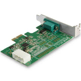 StarTech.com Tarjeta Adaptadora Serie PCI Express RS232 de 4 Puertos - Tarjeta Controladora Serie PCIe RS232 - PCIe a Se