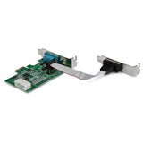 StarTech.com Tarjeta Adaptadora Serie PCI Express RS232 de 2 Puertos - Tarjeta Controladora Serie PCIe RS232 - PCIe a Se