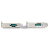 StarTech.com Tarjeta Adaptadora Serie PCI Express RS232 de 2 Puertos - Tarjeta Controladora Serie PCIe RS232 - PCIe a Se