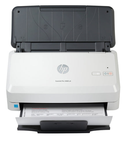 6FW07A - HP ScanJet Pro 3000 s4 Escáner alimentado con hojas 600 x 600 DPI A4 Negro, Blanco
