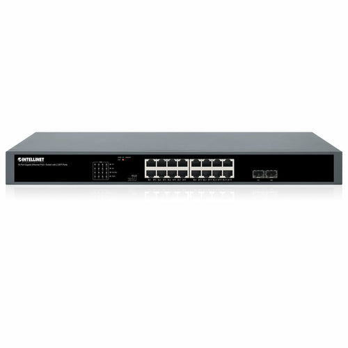 Intellinet 561983 Dispositivo de redes No administrado 16 Gigabit Ethernet (10/100/1000)