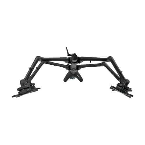 Tripp Lite DDR1327SQFC Soporte Cuádruple de Escritorio Articulado de Brazo Flexible de Movimiento Co