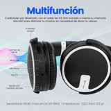 Vorago HPB-201 auricular y casco Auriculares Inalámbrico y alámbrico Diadema Llamadas/Música MicroUS