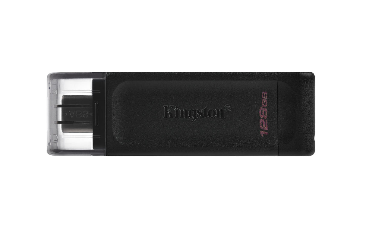 Kingston Technology 128GB USB-C 3.2 Gen 1 DataTraveler 70 Memoria Flash 128 GB USB Tipo C 3.2 Gen 1 (3.1 Gen 1) Tapa