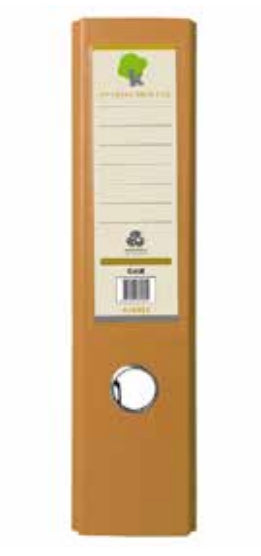 Techmakro KITCARP25DR carpeta de cartón Carta Oro, Anillo D, Almacenamiento, Cloruro de polivinilo (PVC)