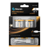 Steren BAT-LI-C2 USB pila doméstica Batería recargable Ión de litio