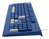 Getttech GGK-ESMWR-02-BL teclado Universal USB Azul, Tamaño completo (100%), Alámbrico