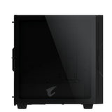 GIGABYTE GB-AC300G carcasas ordenador Vidrio, Plástico, Acero Midi Tower PC Negro