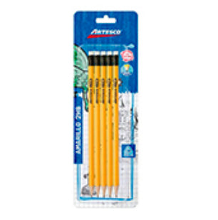 ARTESCO AR17367225-EX lápiz de grafito 2HB 5 pieza(s)