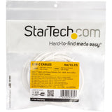 StarTech.com Cable 4m USB-C a USB-C con capacidad para Entrega de Alimentación de 5A - USB Tipo C - Cable de Carga USBC - USB 2.0 - Blanco Cable USB 3.2 Gen 1 (3.1 Gen 1) USB C USB C Macho