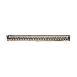 Tripp Lite N254-024-SH-6A Panel de Conexiones de Alimentación Cat6a, Ethernet RJ45, Blindado STP de 
