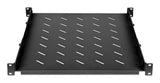 Intellinet Étagère fixe réglable 19", 1U, profondeur 550 mm, rails réglables de 550 à 750 mm, charge max. 20 kg, no