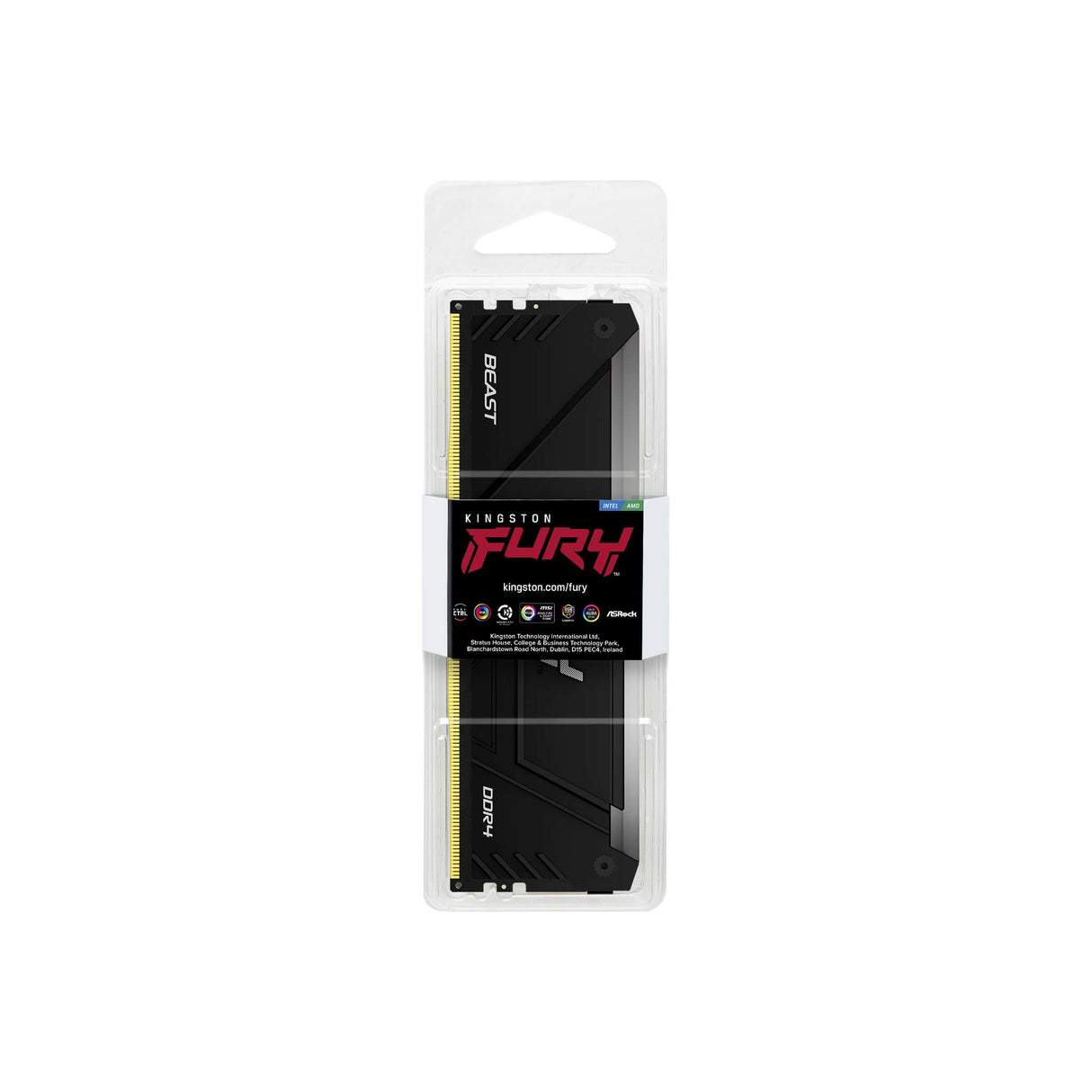 Kingston Technology 8GB 3200MT/s DDR4 CL16 DIMM FURY Beast RGB Memoria RAM 16 8 GB 1 x 8 GB DDR4
