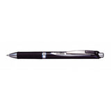 Pentel EnerGel Medio Bolígrafo de punta retráctil con pulsador Negro 1 pieza(s)