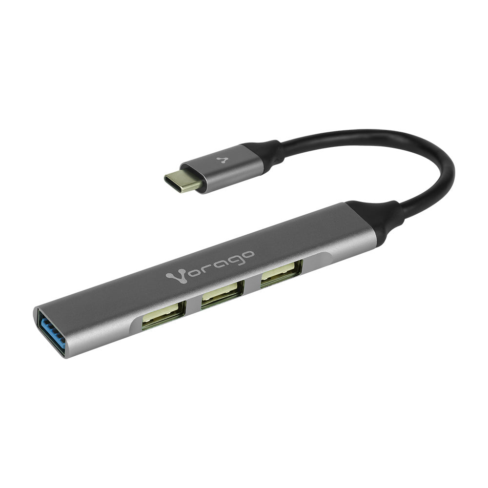 CONCENTRADOR HUB VORAGO HU-200 4 PUERTOS USB SLIM TIPO C