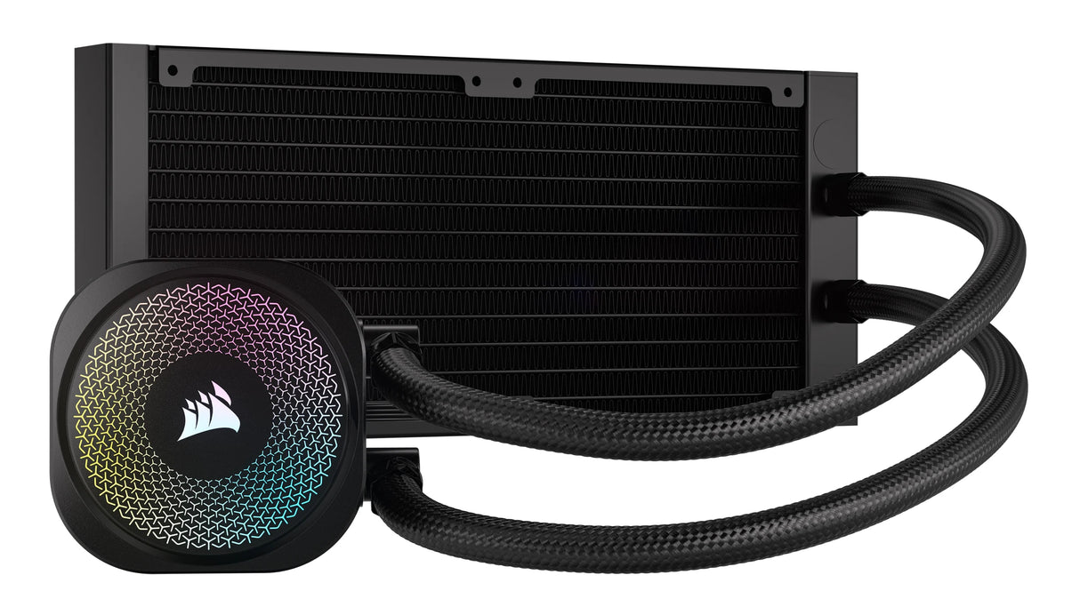Corsair Nautilus 240 RS ARGB Liquid Procesador Refrigerador de líquidos todo en uno Negro 1 pieza(s), 2100 RPM