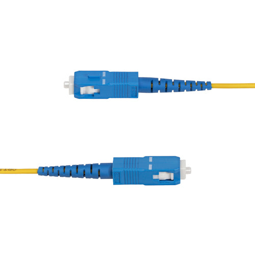 StarTech.com Cable de Fibra Óptica Simplex LC a SC (UPC) OS2 Monomodo de 5m - 9/125µm - 40G/100G - Resistente a Dobleces