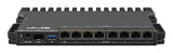 RB5009UPr+S+IN, Ruteador PoE, 8xGEth PoE in/out, 1xSFP+, CPU 1.4G, 1G RAM, RouterOS v7