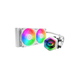 Cooler Master MasterLiquid 240 Core II White Procesador Kit de enfriamiento líquido 12 cm Blanco, 650 RPM, 1750 RPM, 30 