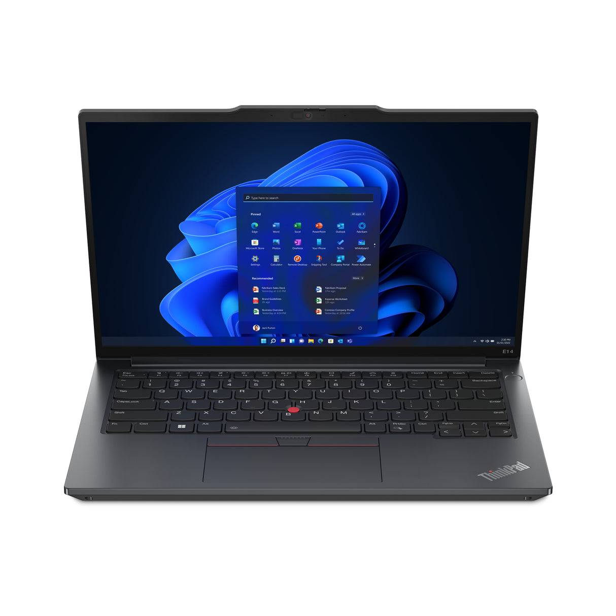 Lenovo ThinkPad E14 Gen 5 (Intel) Laptop Graphite Black Portátil Negro Concha