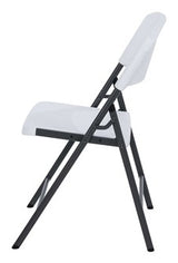 Lifetime Silla Plegable 2810, 83.9 cm, Blanca, Metal y Plástico