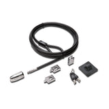 Kensington Cabndado de Seguridad para Computadora de Escritorio y Perifericos, Llave, Acero al carbón, Negro