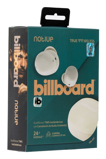 Billboard BB-E78572 audífono y auriculare Auriculares True Wireless Stereo (TWS) Intra auditivo Llamadas/Música USB Tipo