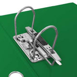 Techmakro V0311M carpeta de cartón Carta Verde, Anillo D, Almacenamiento, Cloruro de polivinilo (PVC)