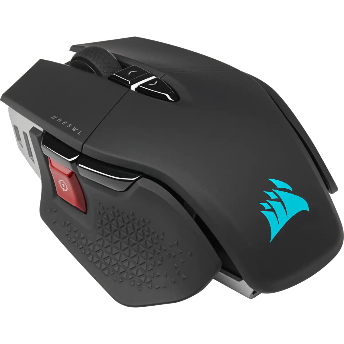 Corsair M65 RGB ULTRA ratón Juego Diestro RF Wireless + Bluetooth + USB Type-A Óptico 26000 DPI, Negro