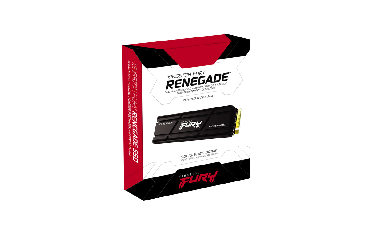 Kingston Technology 1000G RENEGADE PCIe 4.0 NVMe SSD W/ Difusor térmico unidades internas de estado sólido 1 GB M.2 PCI Express 4.0 Si
