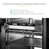 StarTech.com Estante Bandeja Ventilado Cantilever para Armario Rack de Servidores 2U Profundidad Fija - 22kg