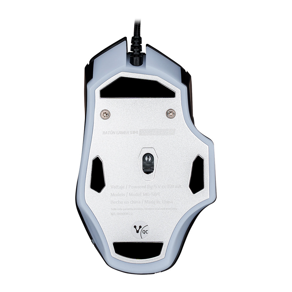 Vorago MO-504 ratón Juego mano derecha USB tipo A Óptico 6400 DPI