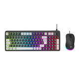 Combo Gamer BALAM RUSH 2 en 1 Alámbrico Squad Conquest KG515 / Teclado + Mouse / USB 2.0 / Mouse Óptico + 7200 DPI + Tec