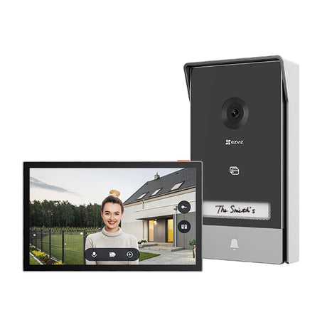 EZVIZ HP7 sistema de intercomunicación de video 17,8 cm (7") Negro, Plata