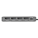 StarTech.com QUAD-USB-DP-ADAPT Bases para portátiles y replicadores de puertos Alámbrico USB 3.2 Gen 1 (3.1 Gen 1) Type-