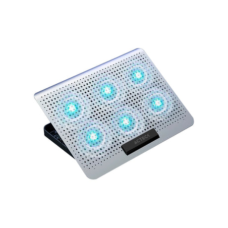Base Enfriadora ACTECK Froost Max B480 Para Laptop / 6 Ventiladores/ 9 Niveles de ajuste / Negro