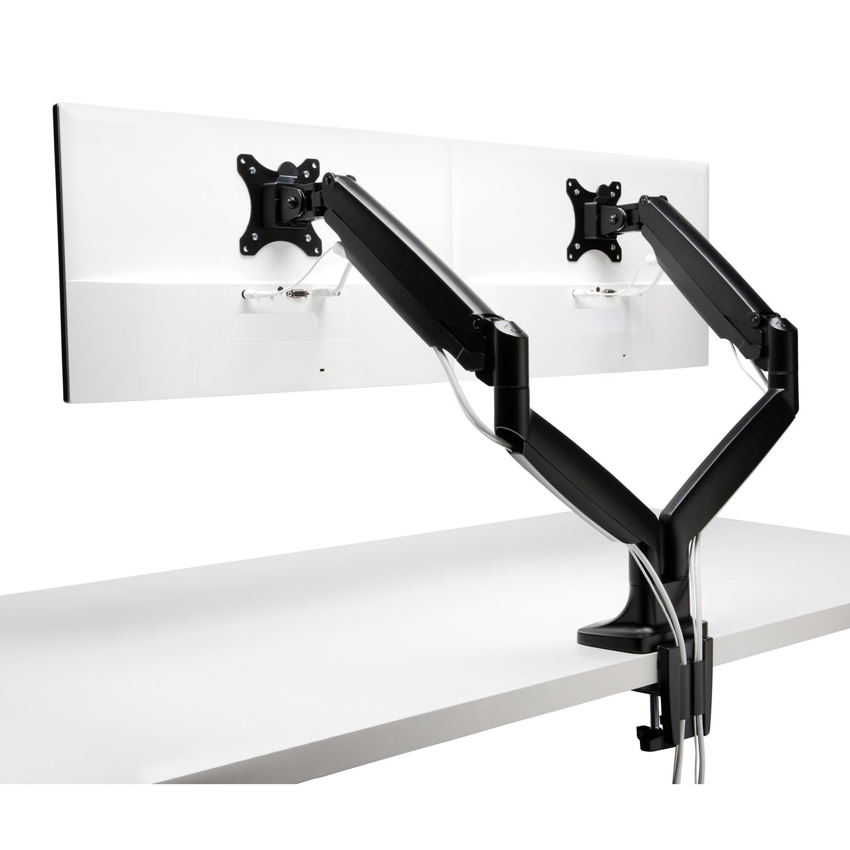 Kensington Brazo SmartFit de altura ajustable con un toque para dos monitores Soportes para monitores 2 9 kg Si