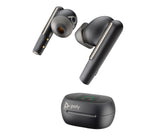 HP Poly Intrauriculares Poly Voyager Free 60+ UC color Negro Carbono +Adaptador USB-A BT700 +Estuche de carga con pantalla táctil Auriculares Auriculares Dentro de oído Llamadas/Música Binaural