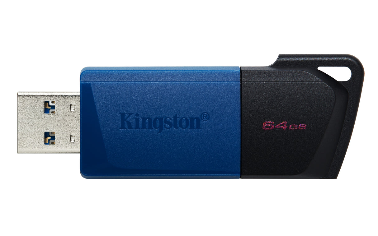 Kingston Technology 64GB USB3.2 Gen 1 DataTraveler Exodia M (Negro + Azul) Memoria Flash 64 GB USB tipo A 3.2 Gen 1 (3.1 Gen 1) Deslizar