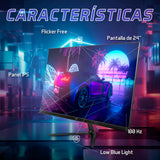 Vorago MGSTG-24 pantalla para PC 61 cm (24") 1920 x 1080 Pixeles Full HD Negro