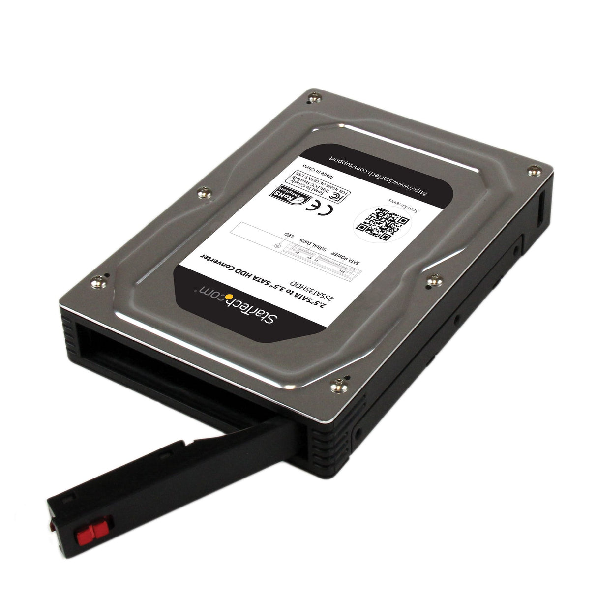 StarTech.com Adaptador Caja para Discos Duros o SSD de 2,5" a 3,5" SATA - Convertidor para Disco Duro Externo