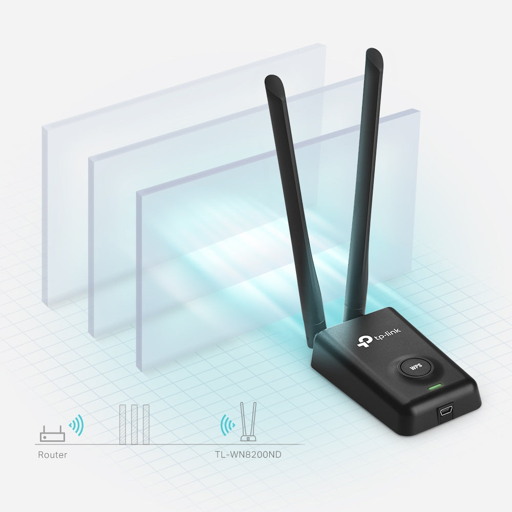 TP-Link TL-WN8200ND tarjetas de red Inalámbrico USB WLAN 300 Mbit/s