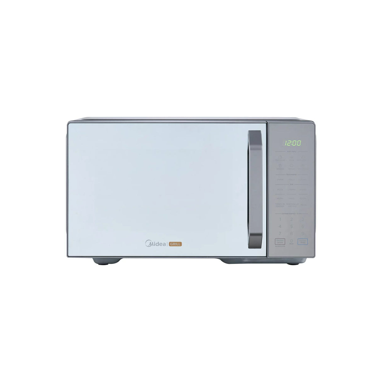 Midea MMDXG11S2MG microondas Plata Microondas con grill Encimera 31 L