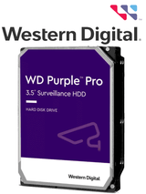 HDD WESTERN DIGITAL PURPLE PRO P/VIDEOVIGILANCIA 12TB 3.5" 7200RPM 512MB SATA (WD122PURP)