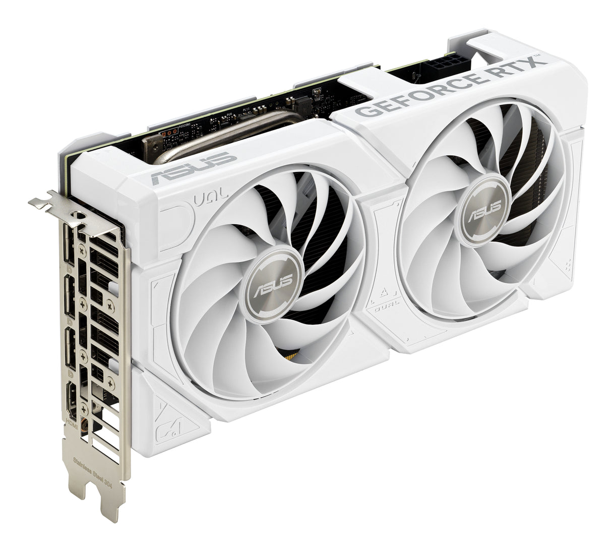 ASUS DUAL-RTX4060-O8G-EVO-WHITE tarjetas gráficas Si 3072 NVIDIA GeForce RTX 4060
