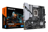 GIGABYTE B760M GAMING PLUS WIFI DDR4 Placa base - Compatible con procesadores Intel Core de 14ª generación, VRM de 4+1+1 fases, hasta 5333 MHz DDR4 (OC), 2xPCIe 4.0 M.2, Wi-Fi 6, LAN 1 GbE, USB 3.2 Gen 1 placas base Intel LGA 1700 LGA 1700 128 GB