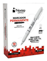 Nextep NE-070B marcador 12 pieza(s) Punta de cincel Blanco | Marcadores