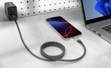ADATA CACCU3-100W-100AN-BK Cable USB 3.2 Gen 2 (3.1 Gen 2) USB C USB C Macho